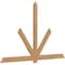 Ekena Millwork Kennewick Timber Gable Bracket, Western Red Cedar, 108"W x 68"H x 1 1/2"D x 5 1/2"F, 15/12 Pitch GBW108X68X0206KEN00SWR - alternate 3